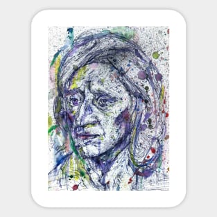 JOHN LOCKE watercolor and ink portrait.1 Sticker